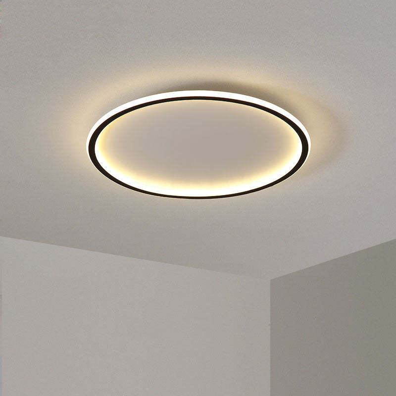 Modern LED Flush Mount Ceiling Light Round Slim Indoor Lamp - Image 4
