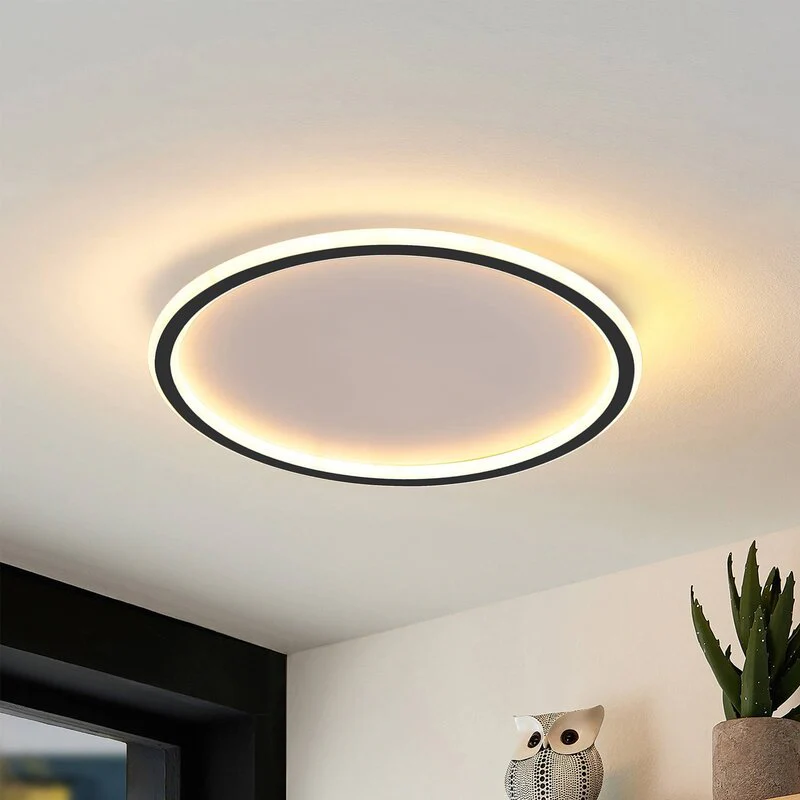 Modern LED Flush Mount Ceiling Light Round Slim Indoor Lamp - Image 5