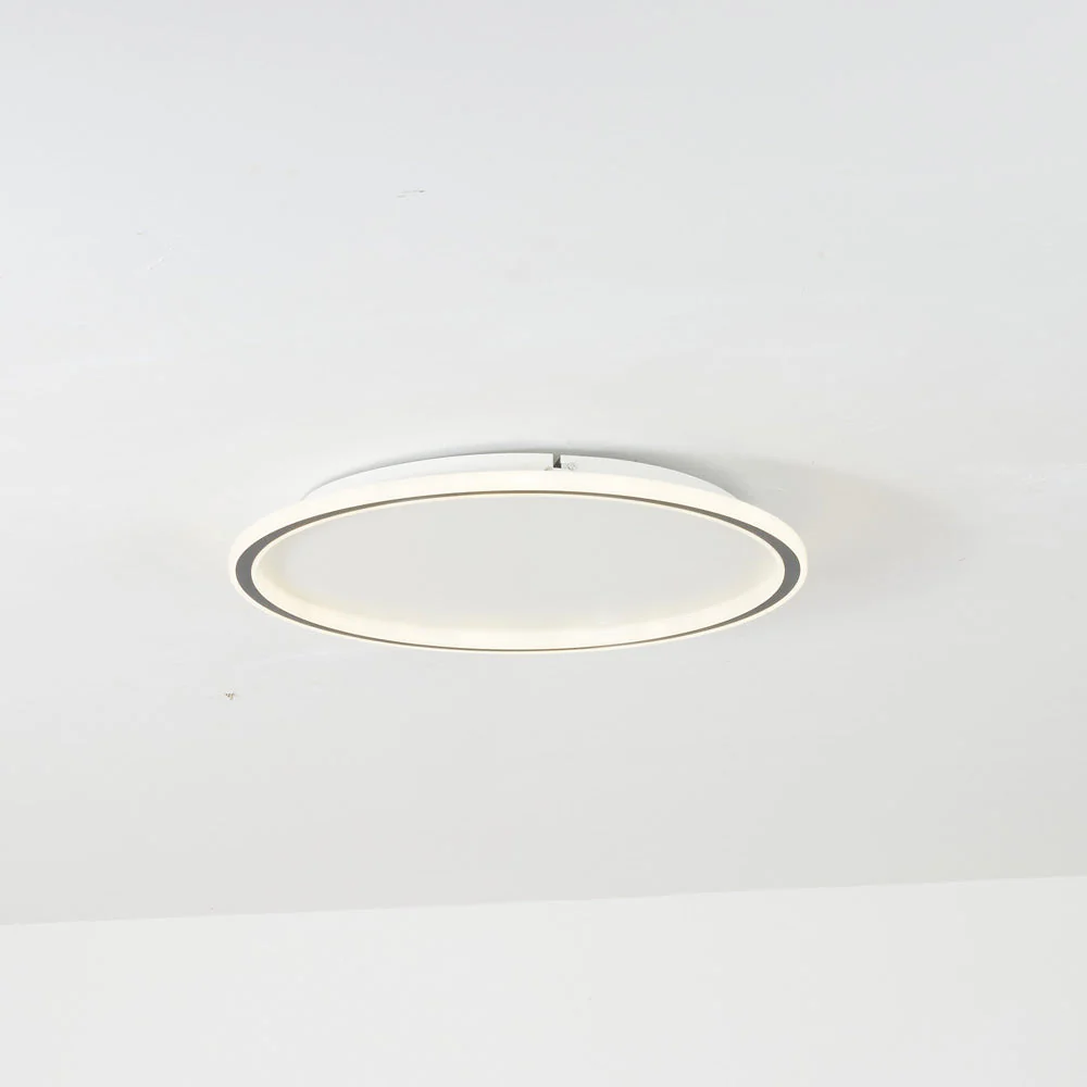 Modern LED Flush Mount Ceiling Light Round Slim Indoor Lamp - Image 7