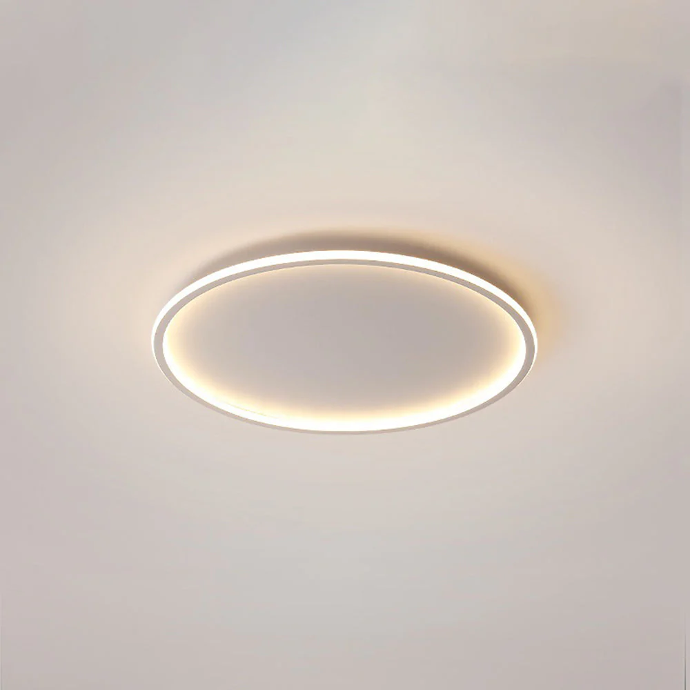 Modern LED Flush Mount Ceiling Light Round Slim Indoor Lamp - Image 9