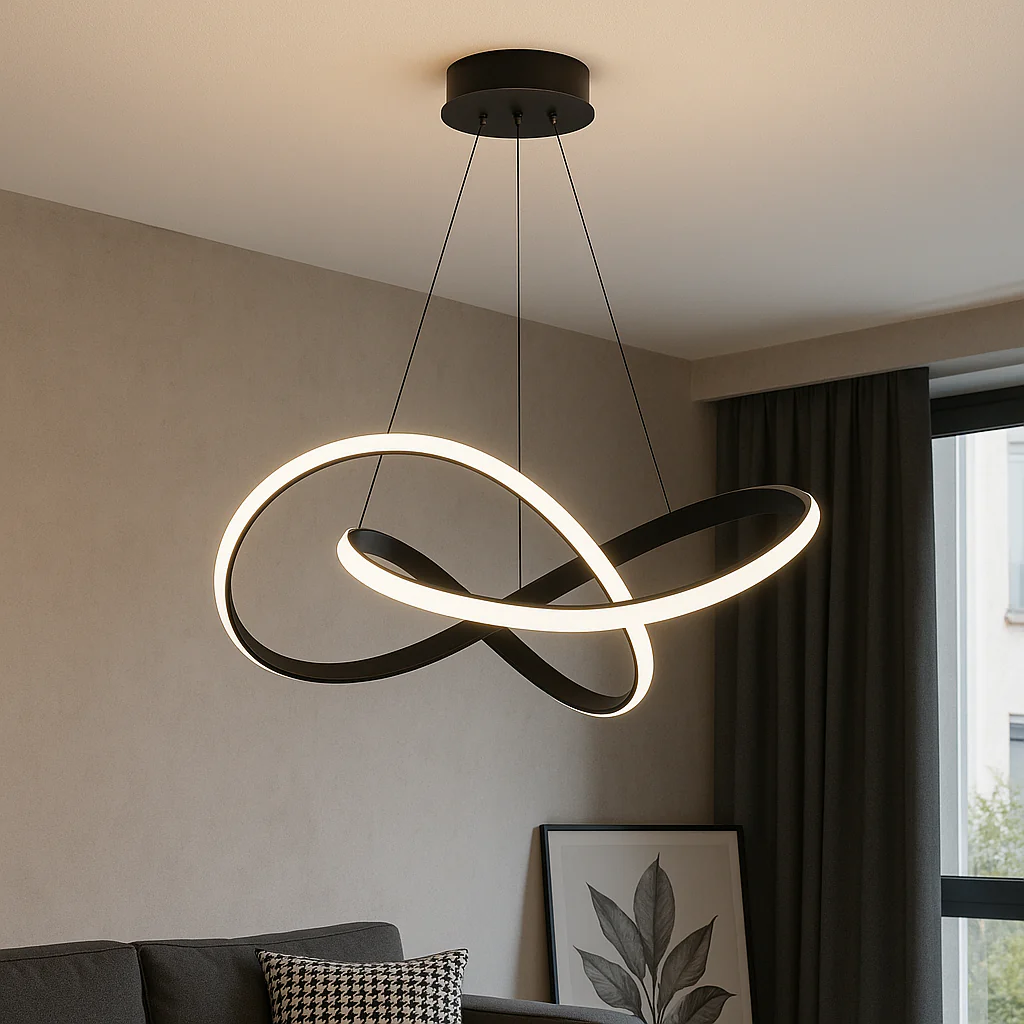 Modern LED Infinity Pendant Light