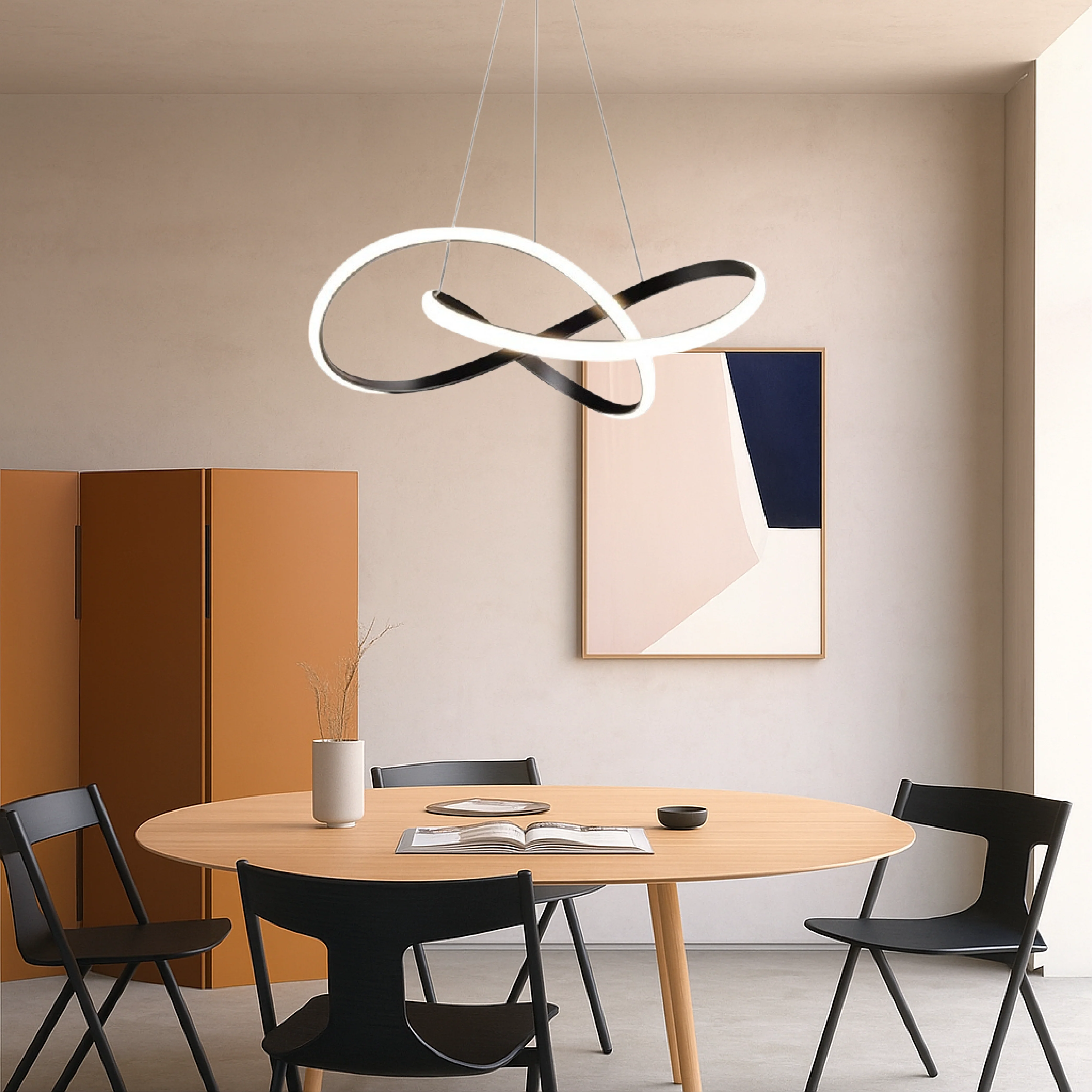 Modern LED Infinity Pendant Light - Image 6