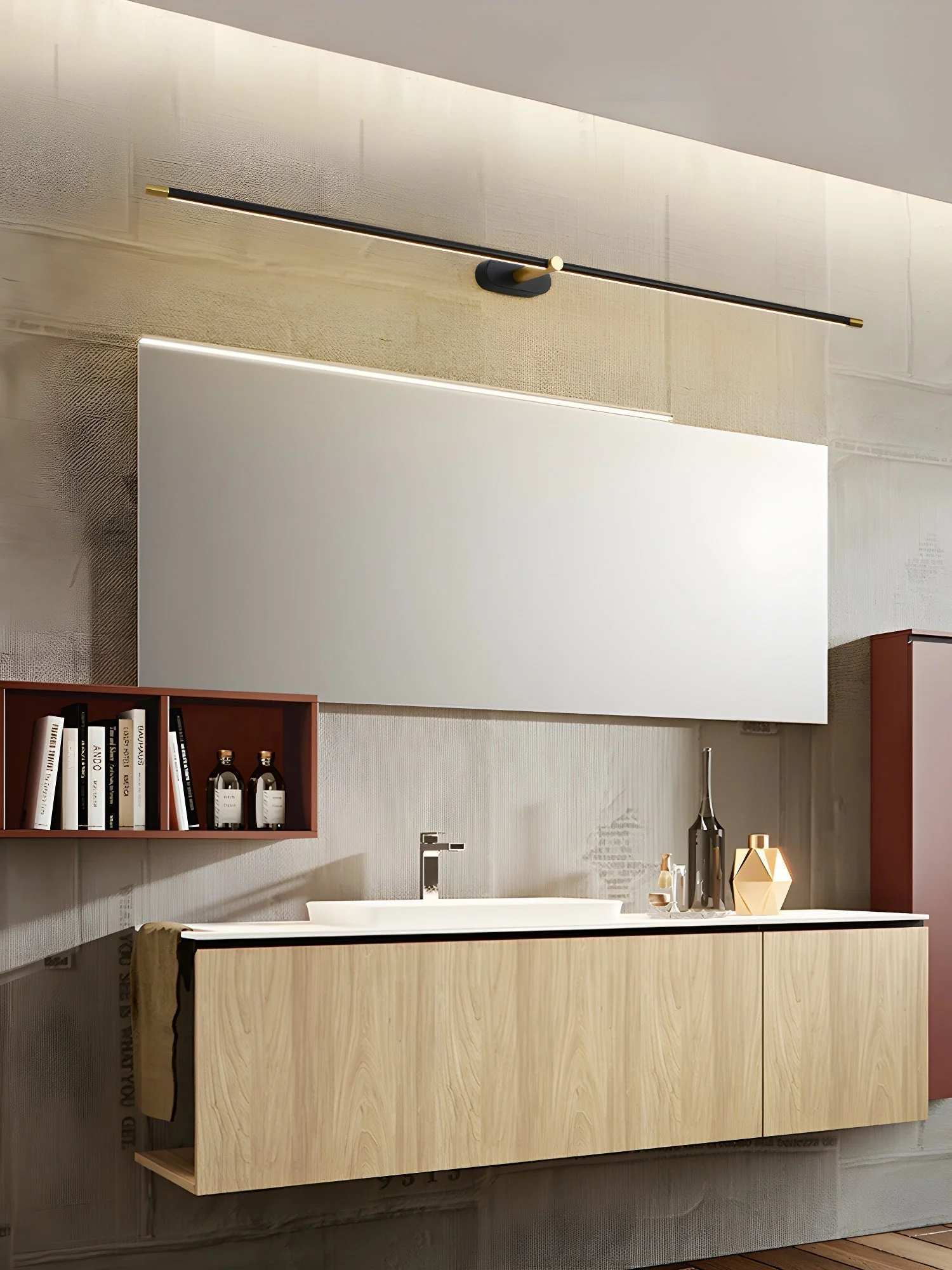 Modern Linear Wall Lamp Slim Minimalist Design - Image 5