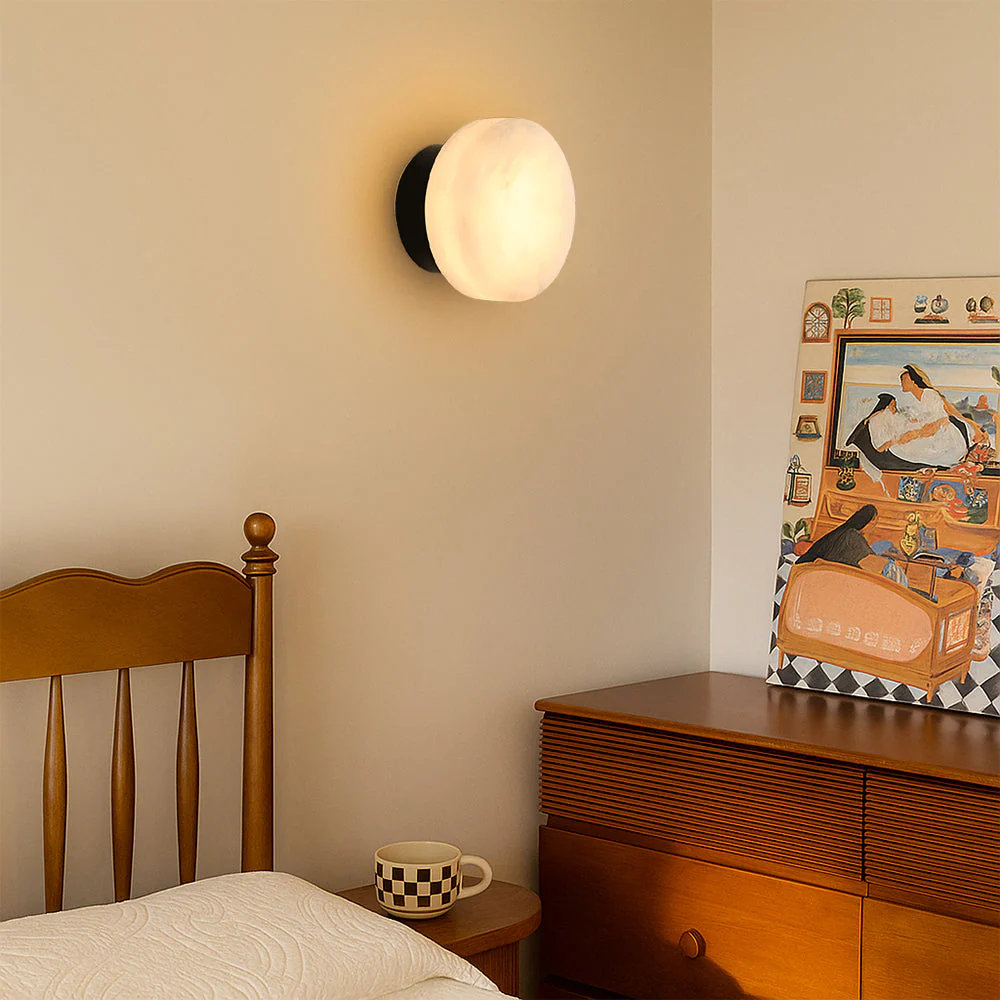 Modern Marble Wall Sconce - Image 2