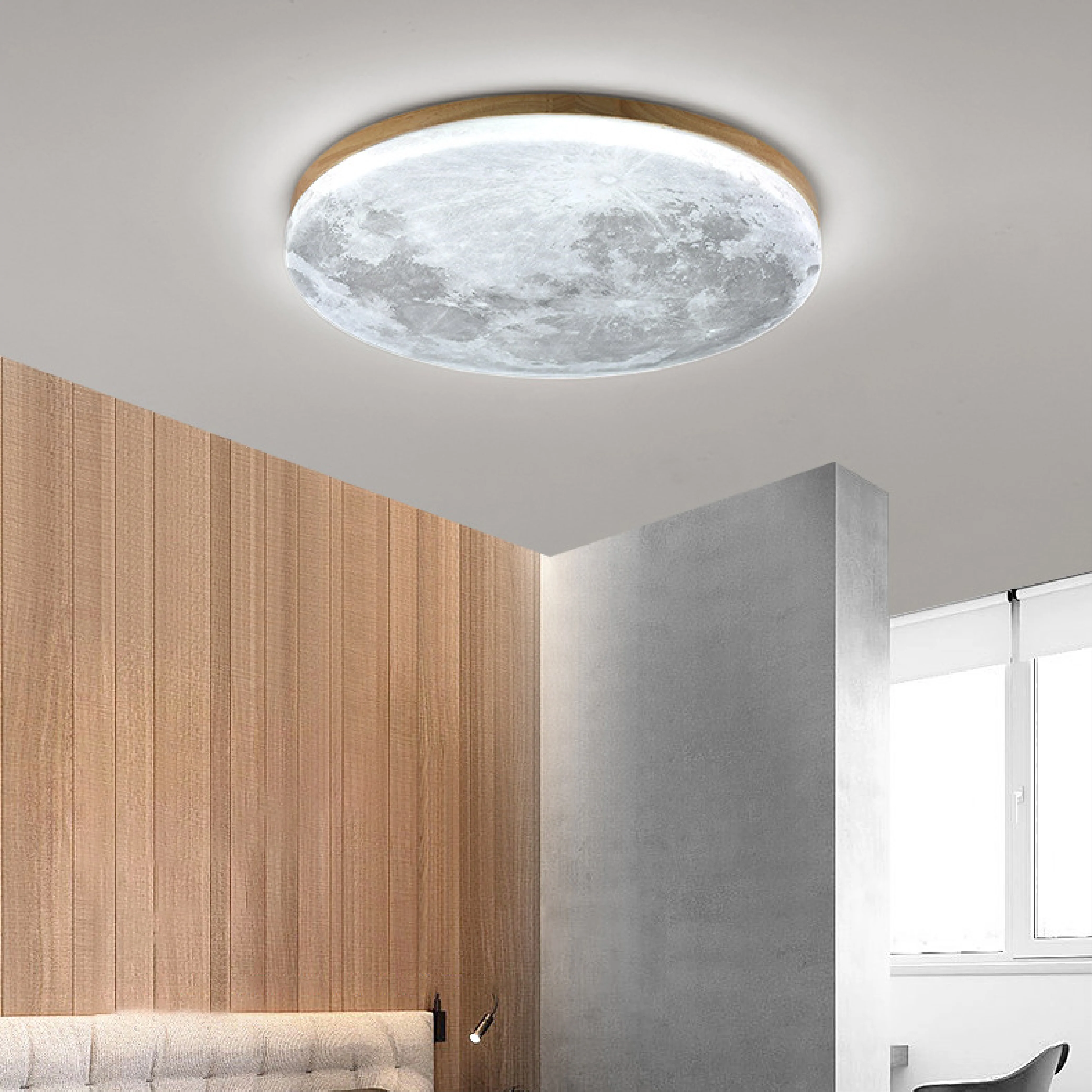 Modern Moon Ceiling Light - Image 4