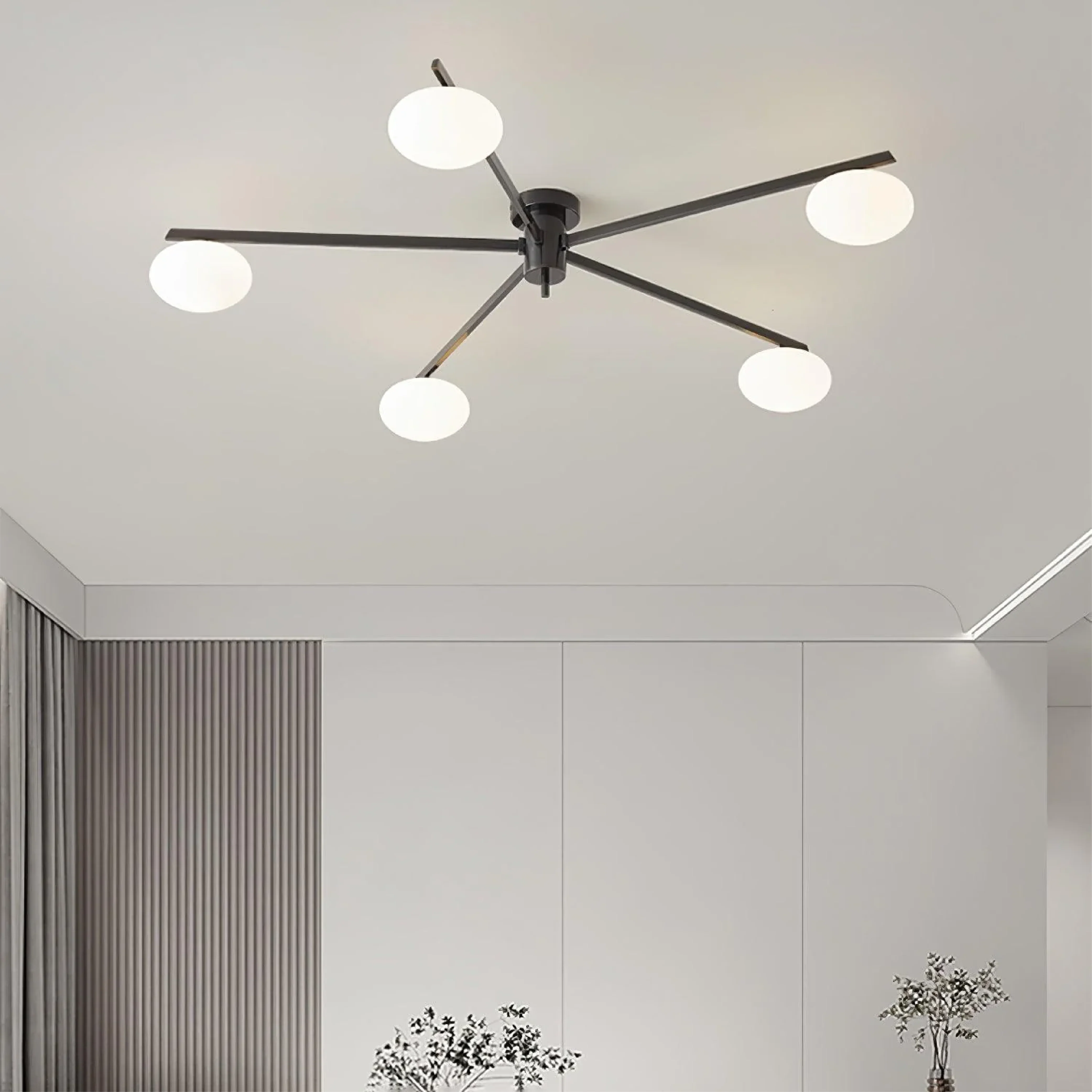 Modern Multi-Arm Ceiling Light - Image 3