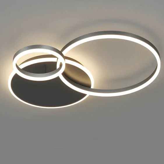Modern Multi-Ring LED Ceiling Light - Image 10