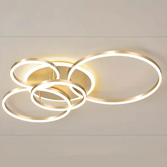 Modern Multi-Ring LED Ceiling Light - Image 14