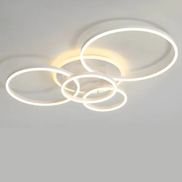Modern Multi-Ring LED Ceiling Light - Image 15