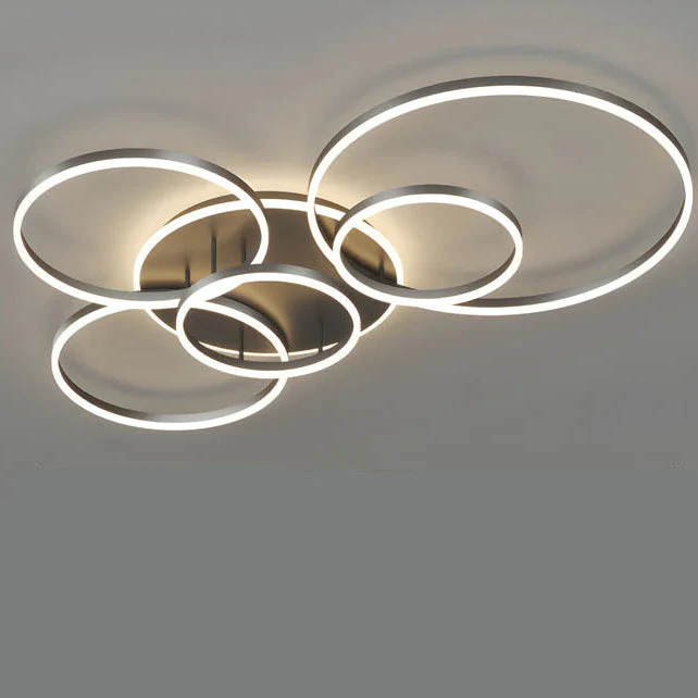 Modern Multi-Ring LED Ceiling Light - Image 16