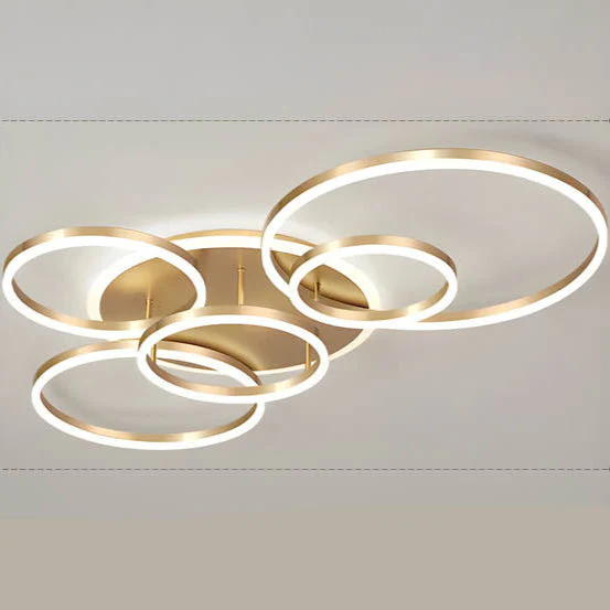 Modern Multi-Ring LED Ceiling Light - Image 17