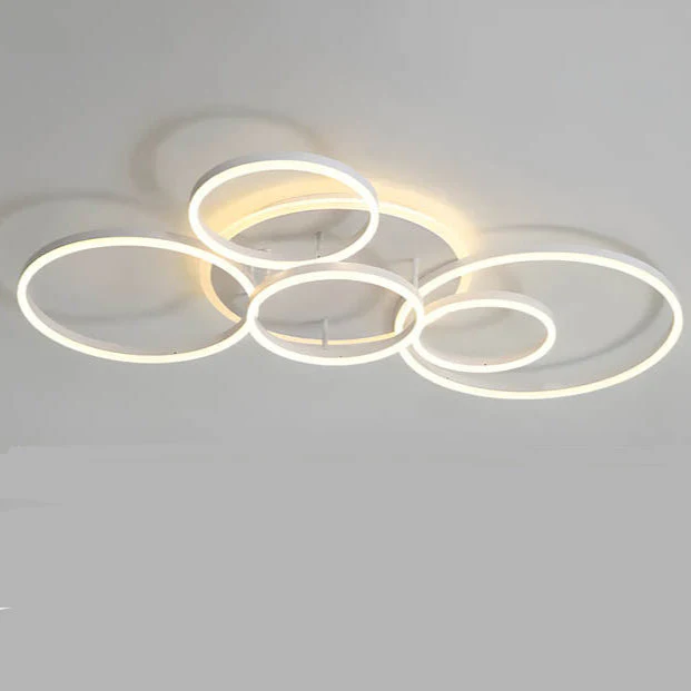 Modern Multi-Ring LED Ceiling Light - Image 18