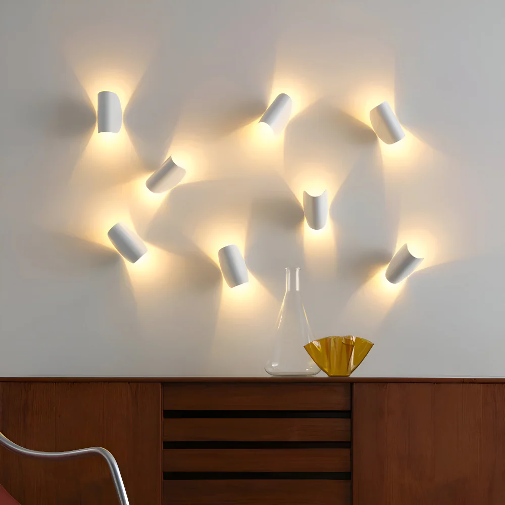 Modern Rotatable Curved Metal Wall Lamp - Image 7