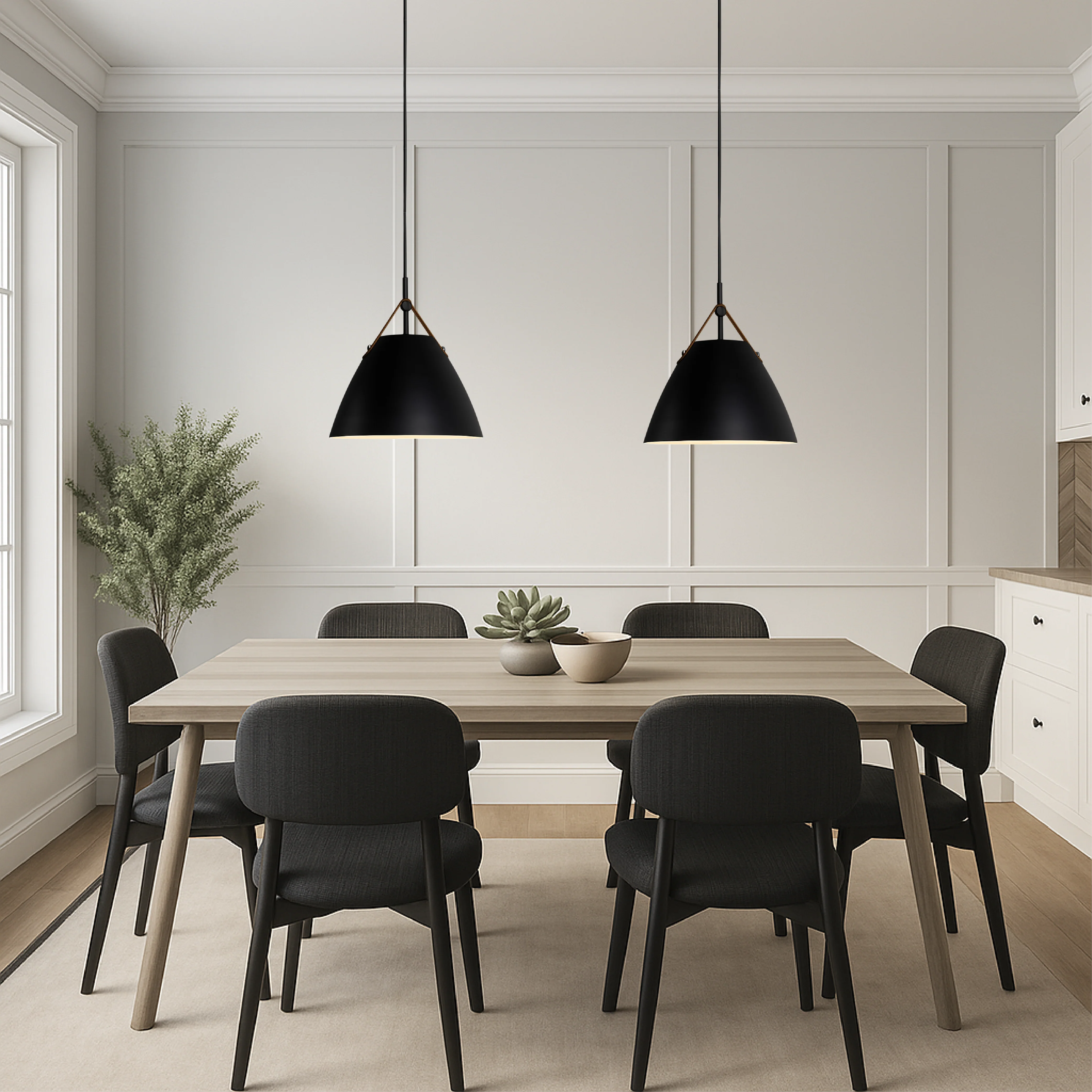 Modern Scandinavian Coloured Pendant Light - Image 2