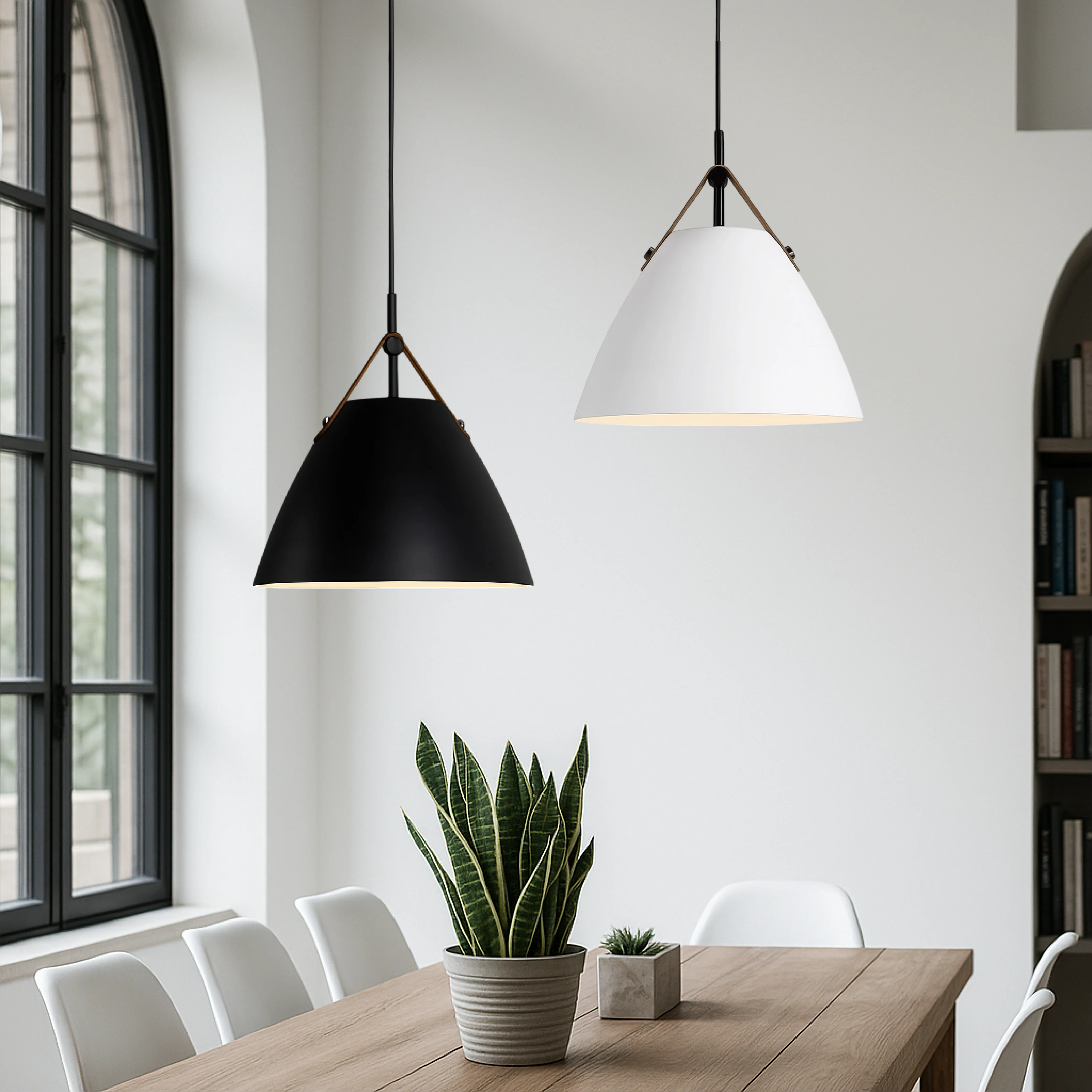 Modern Scandinavian Coloured Pendant Light - Image 3