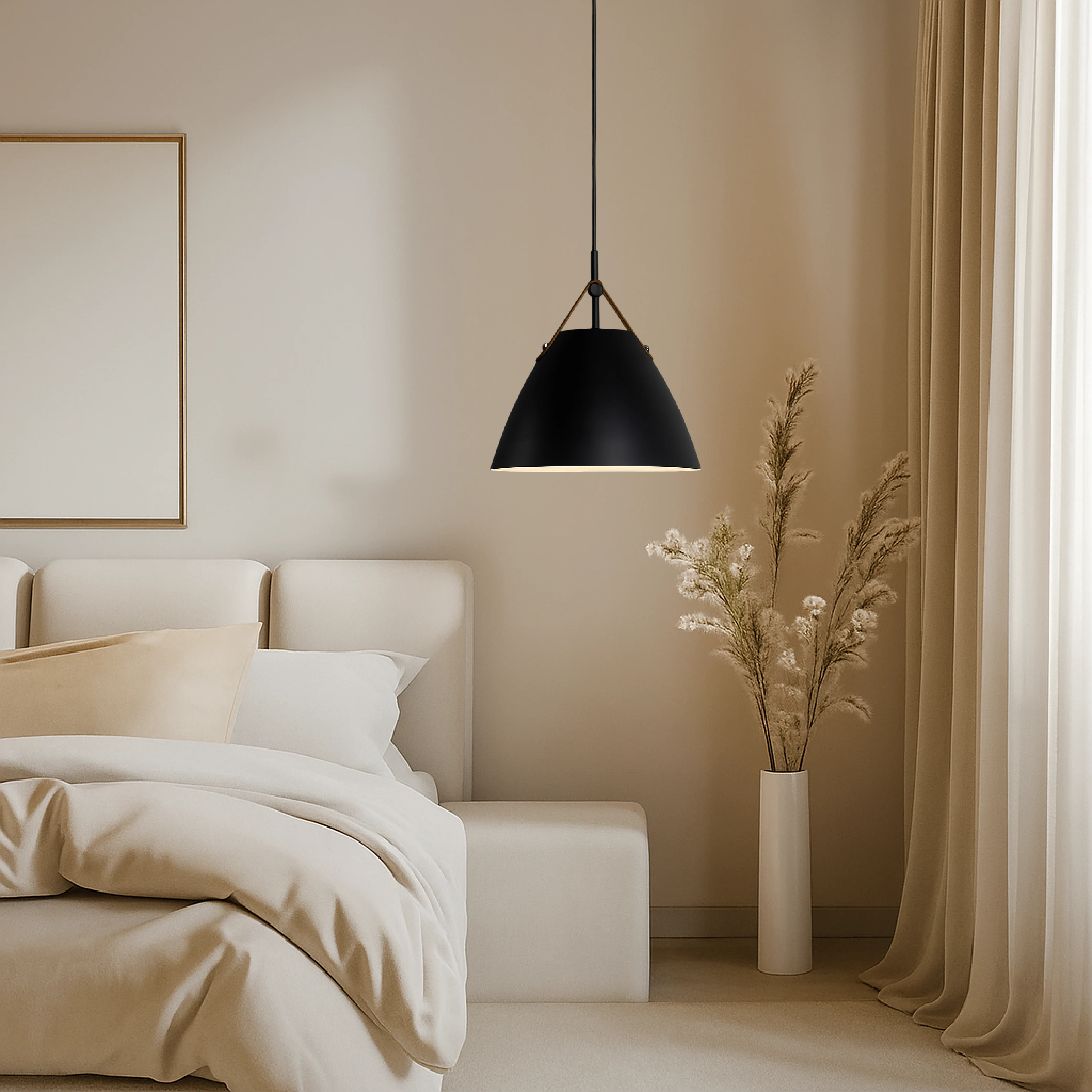 Modern Scandinavian Coloured Pendant Light - Image 5