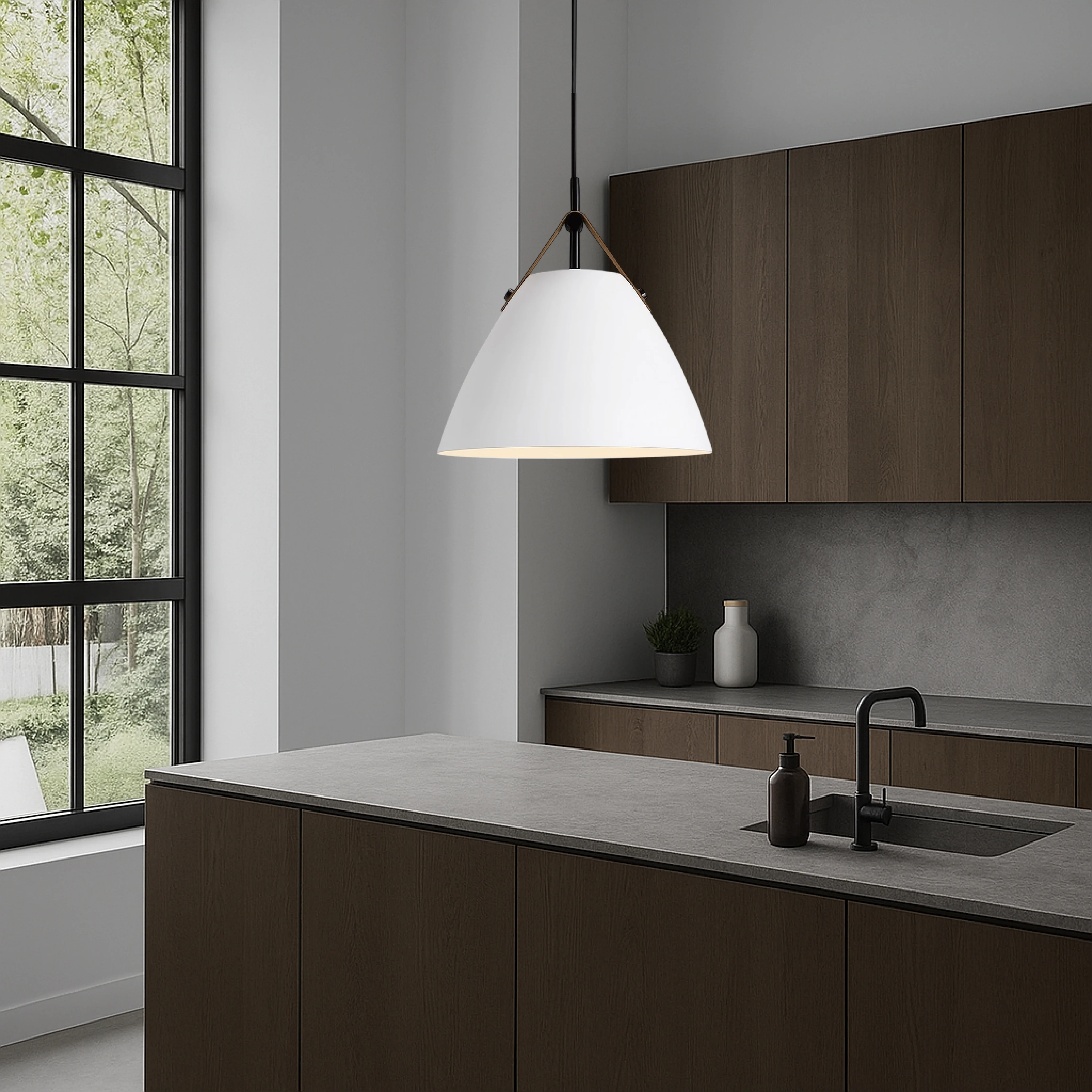 Modern Scandinavian Coloured Pendant Light - Image 7