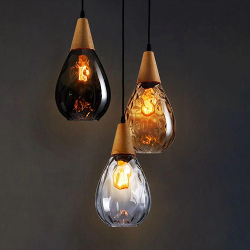 Modern Teardrop Glass Pendant Light - Image 10