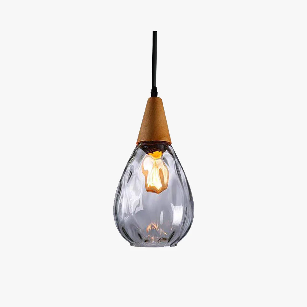 Modern Teardrop Glass Pendant Light - Image 15