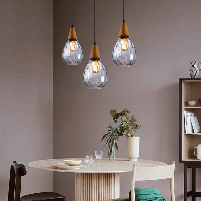 Modern Teardrop Glass Pendant Light - Image 4