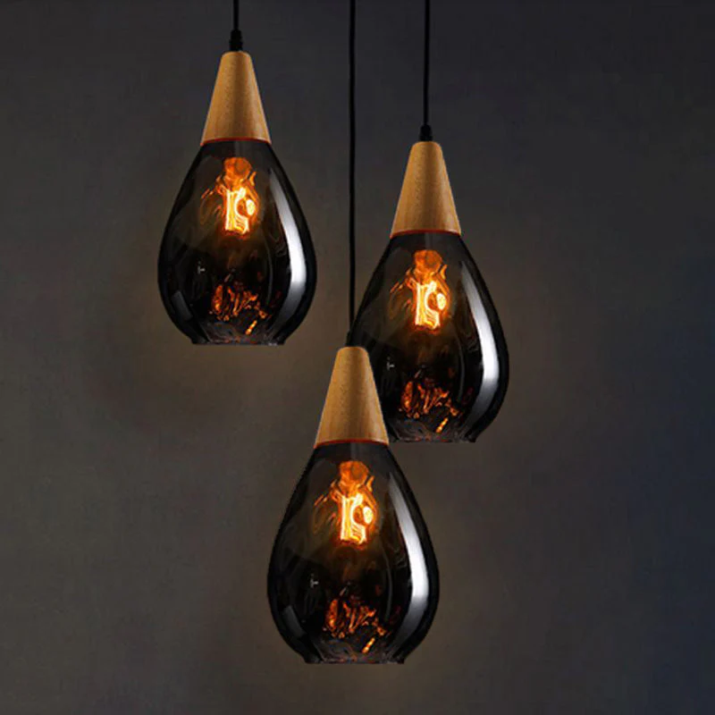 Modern Teardrop Glass Pendant Light - Image 9
