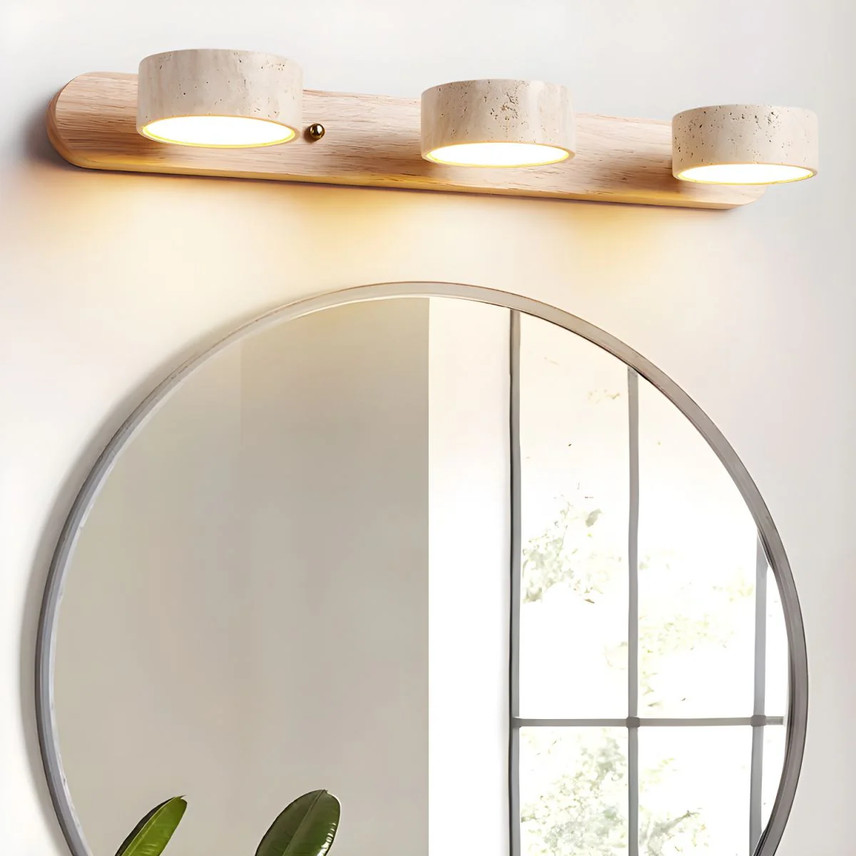 Modern Travertine  Duo Wall Light - Image 5