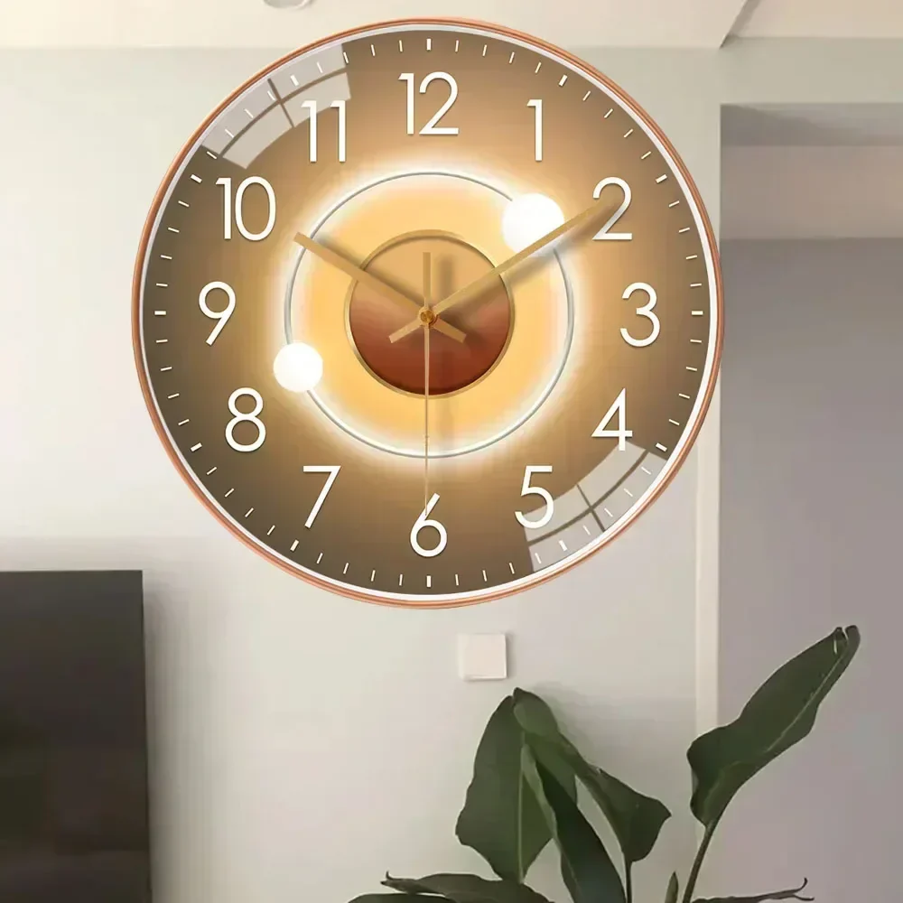 Modern Wall Clock Modern Decorative Non Ticking Home Clock
