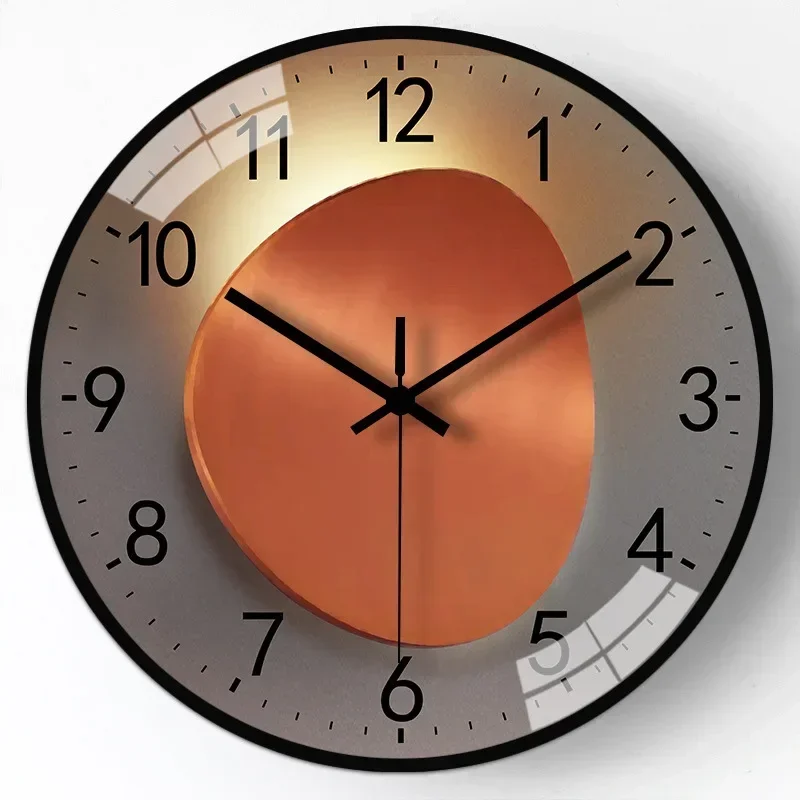 Modern Wall Clock Modern Decorative Non Ticking Home Clock - Image 10