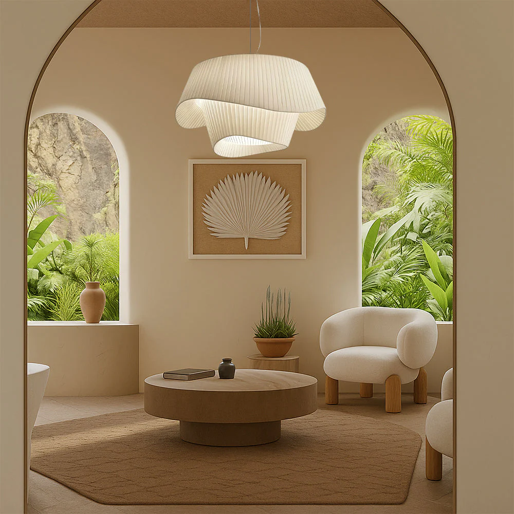 Natural Rattan Dining Pendant - Image 6