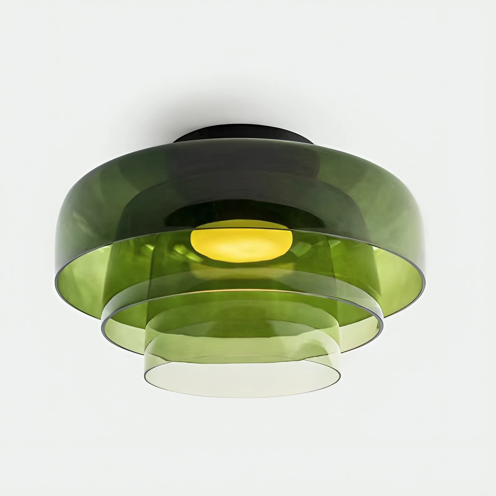 Nordic Bauhaus Glass Layered Pendant Light - Image 12