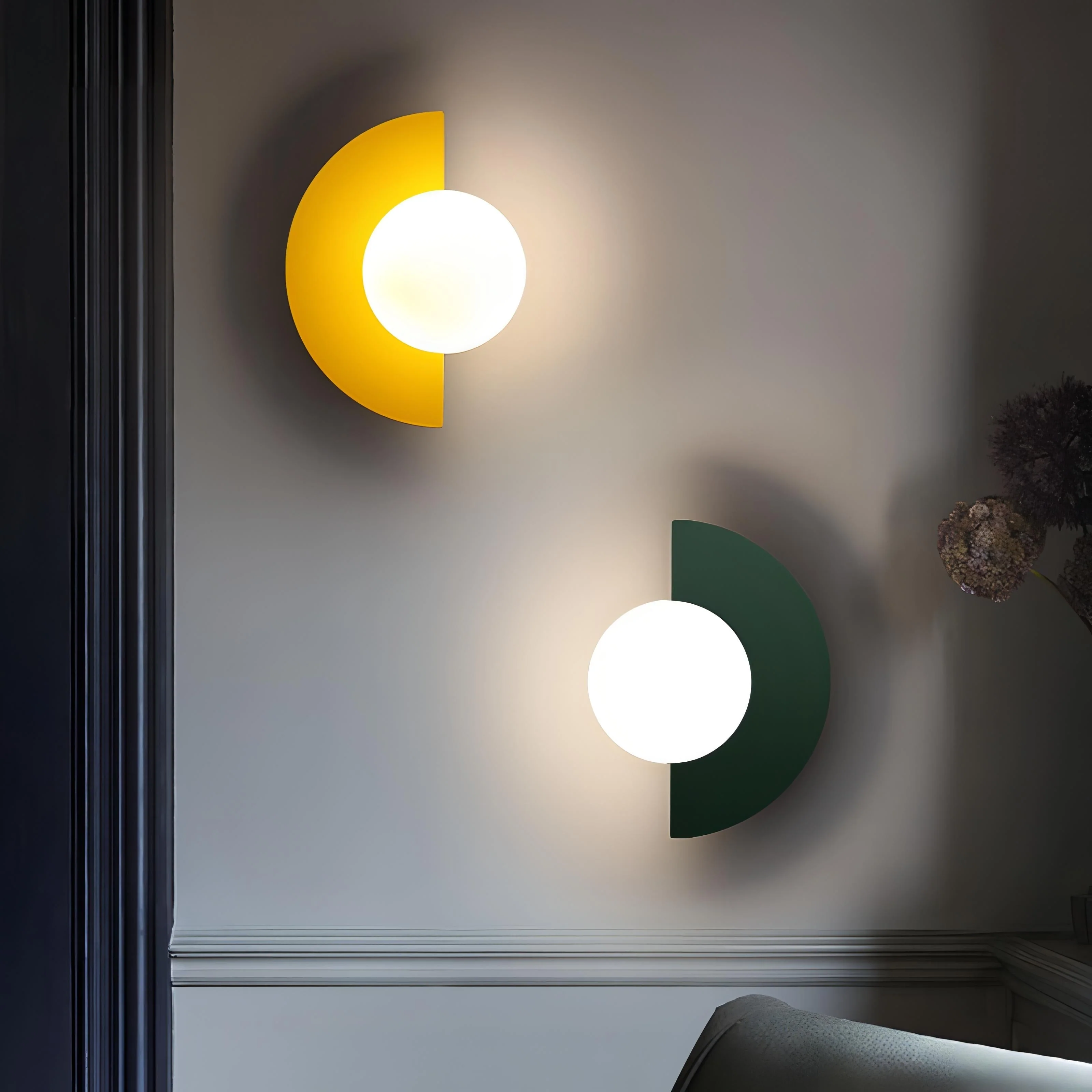 Nordic Semicircle Wall Lamp - Image 4