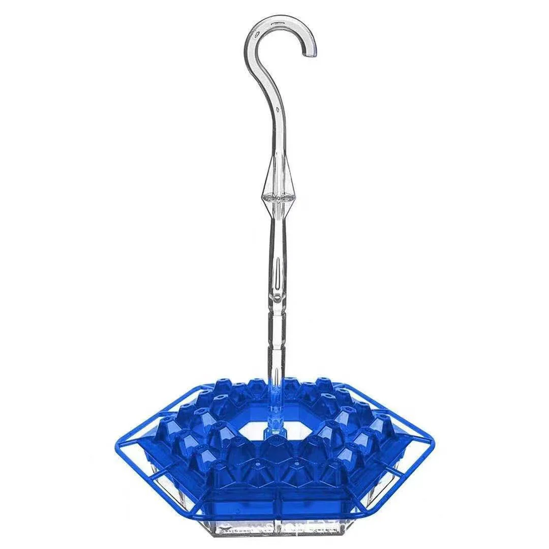Outdoor Hanging Hummingbird Feeder with Ant Guard Nectar Tray - Image 9
