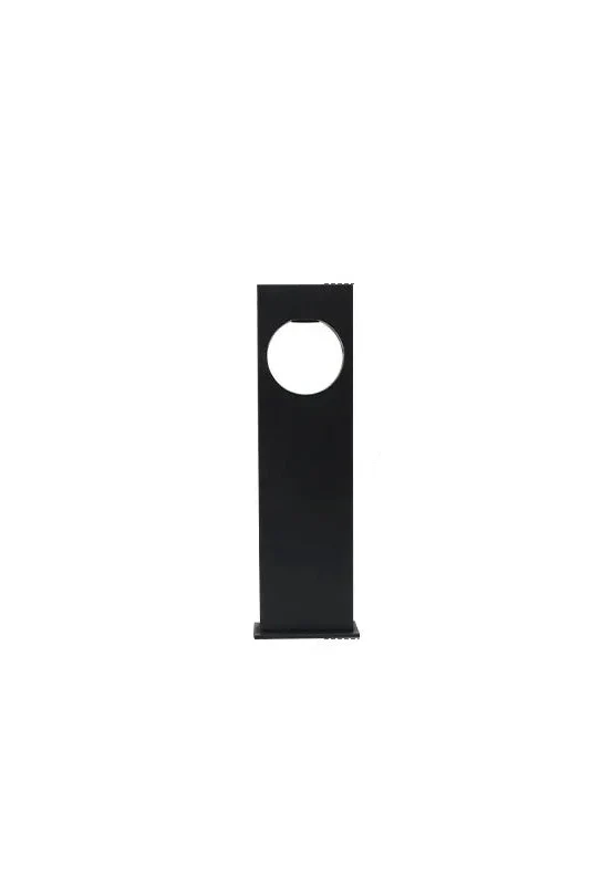 Outdoor LED Bollard Light Black Rectangular Garden Path Lamp - Image 14