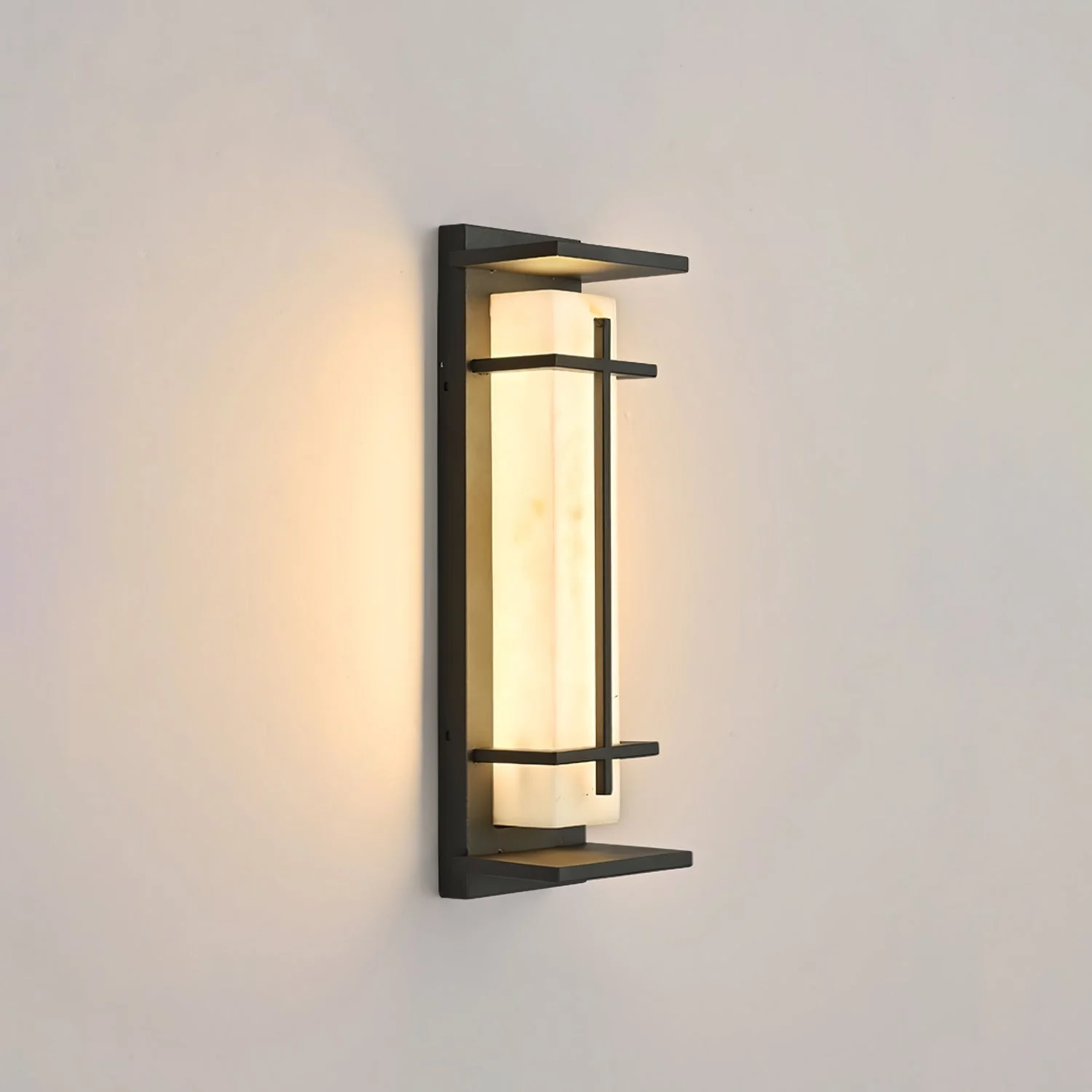 Outdoor Wall Light Waterproof LED Alabaster Style Exterior Lamp - Image 34