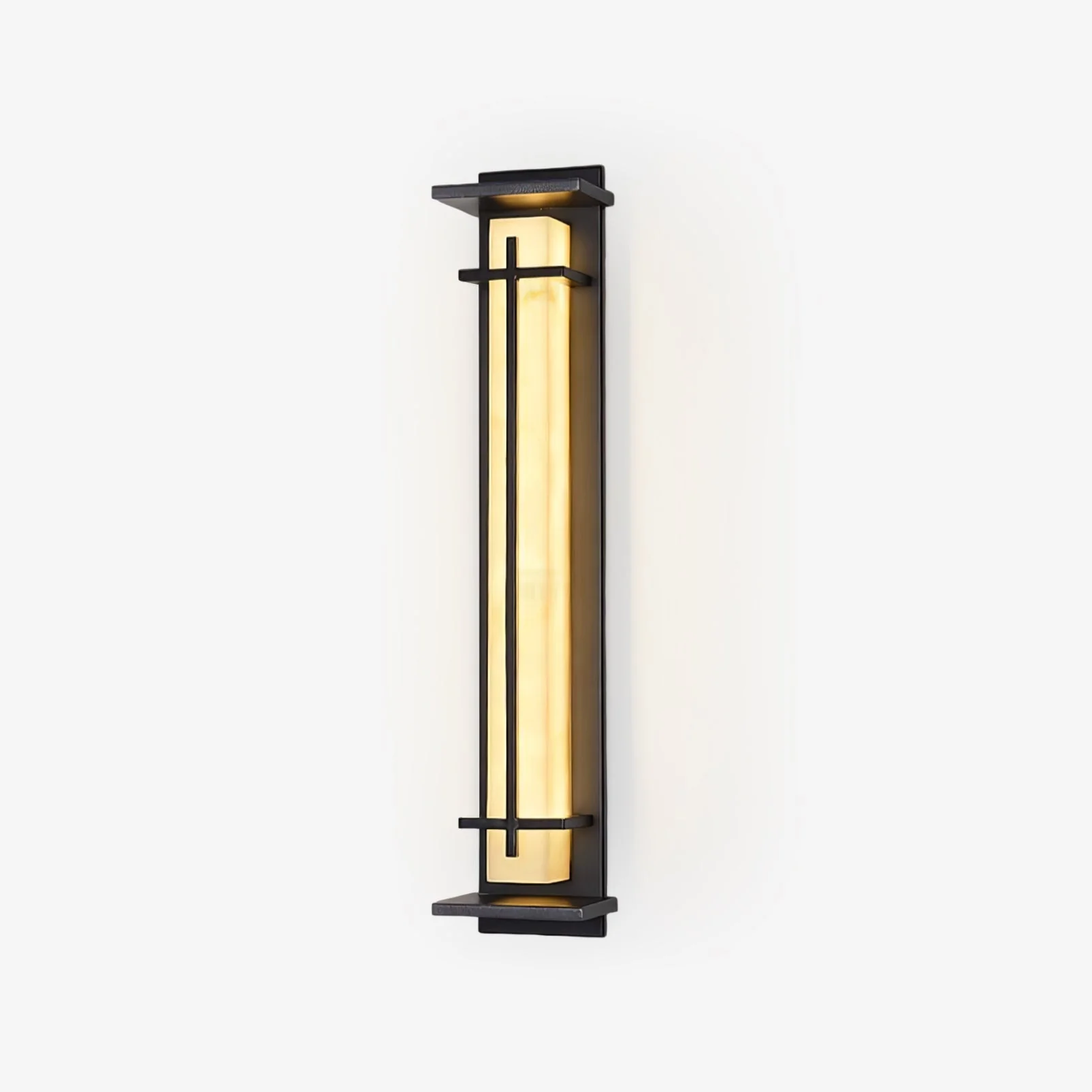 Outdoor Wall Light Waterproof LED Alabaster Style Exterior Lamp - Image 36