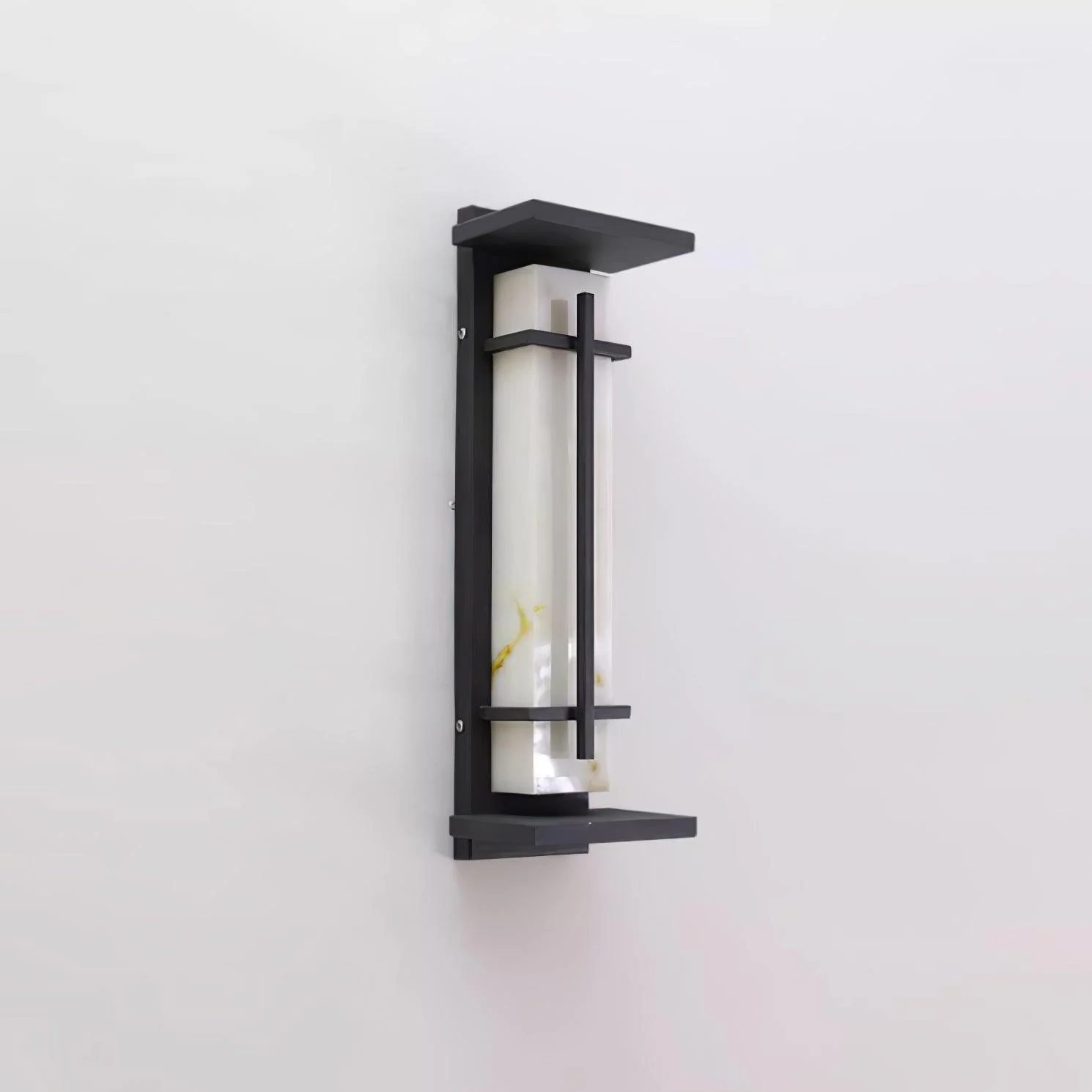 Outdoor Wall Light Waterproof LED Alabaster Style Exterior Lamp - Image 37