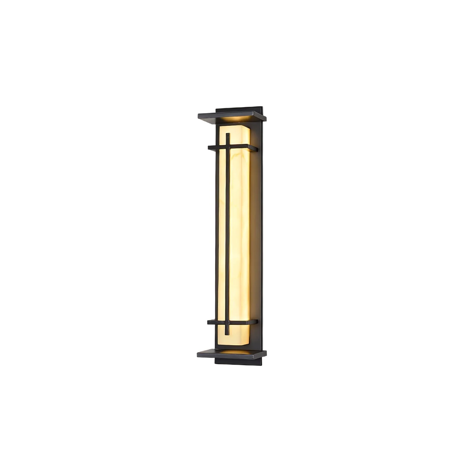 Outdoor Wall Light Waterproof LED Alabaster Style Exterior Lamp - Image 42