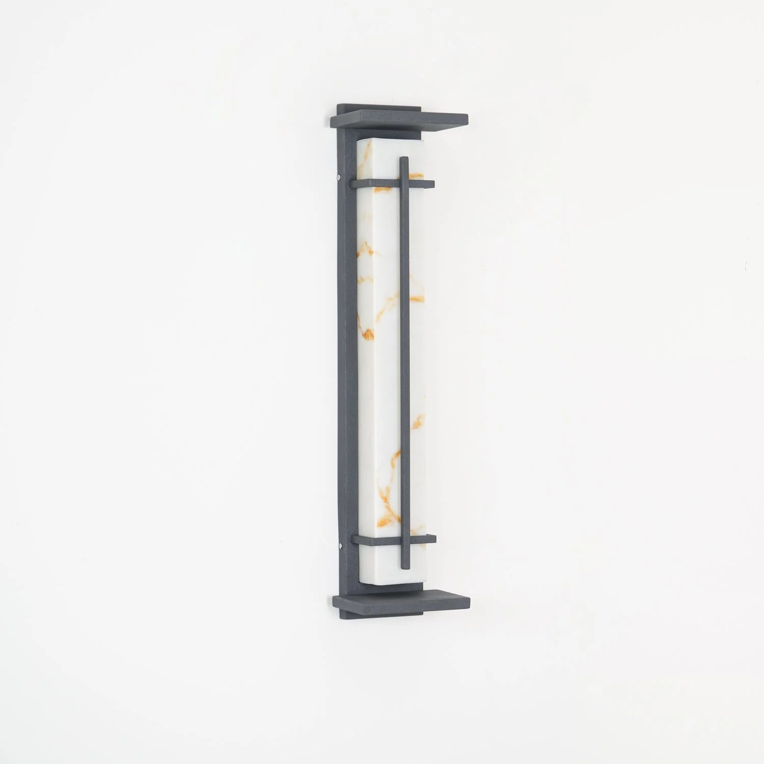 Outdoor Wall Light Waterproof LED Alabaster Style Exterior Lamp - Image 46