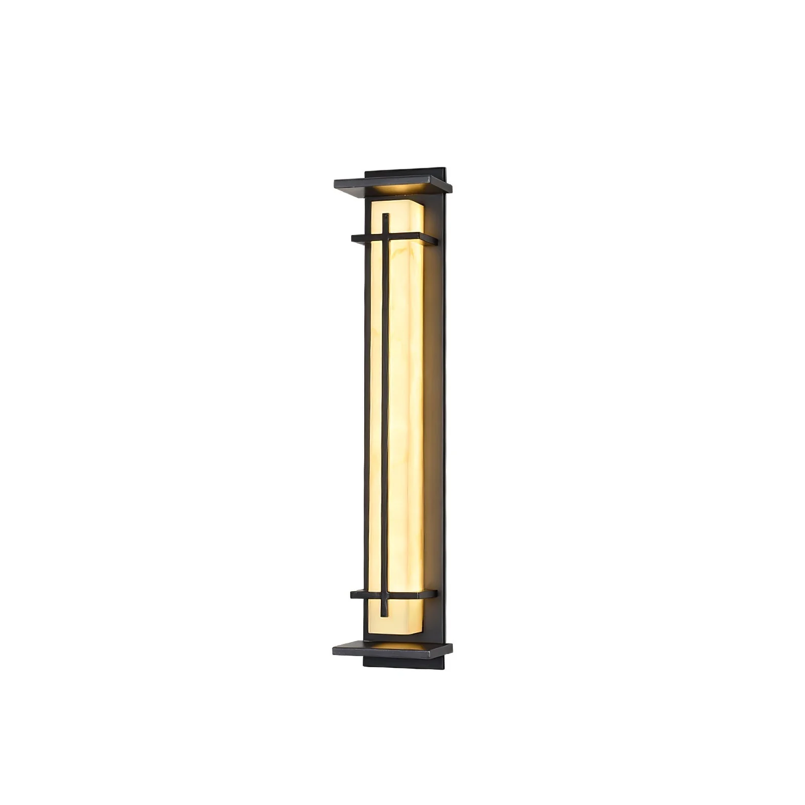 Outdoor Wall Light Waterproof LED Alabaster Style Exterior Lamp - Image 49