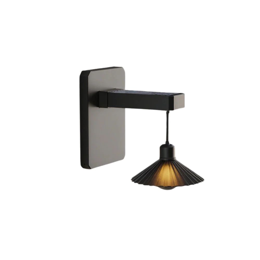 Outdoor Wall Light With Hanging Shade And Dusk Sensor - Image 9