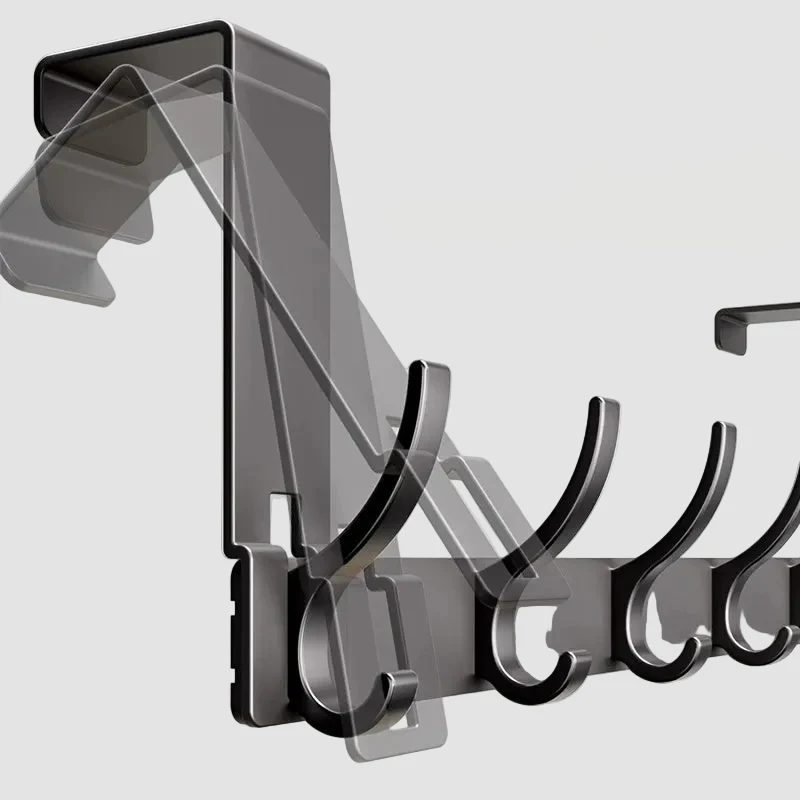 Over Door Hook Rack Wall Coat Hooks Storage Hanger - Image 11