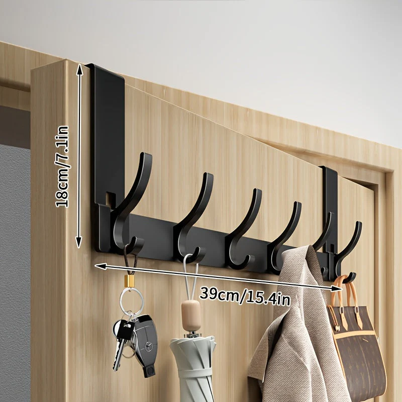 Over Door Hook Rack Wall Coat Hooks Storage Hanger - Image 3