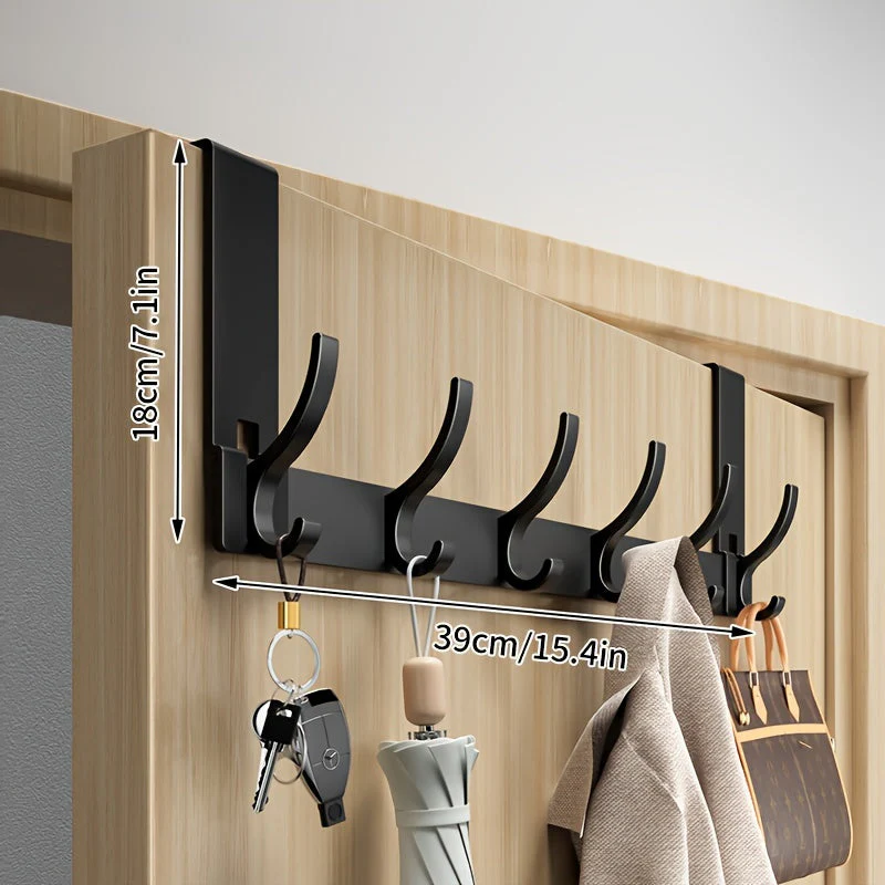 Over Door Hook Rack Wall Coat Hooks Storage Hanger - Image 5