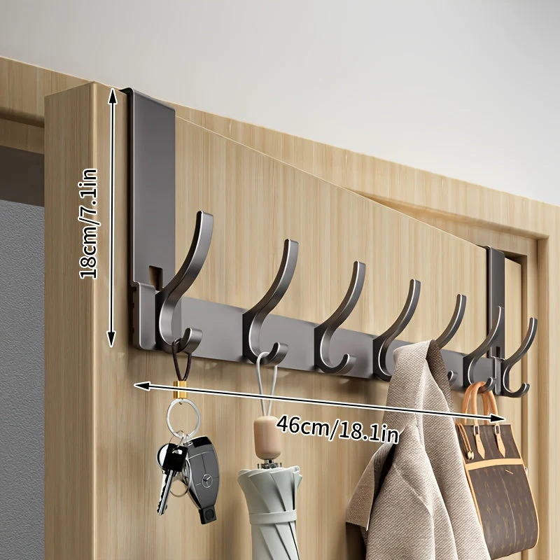 Over Door Hook Rack Wall Coat Hooks Storage Hanger - Image 8
