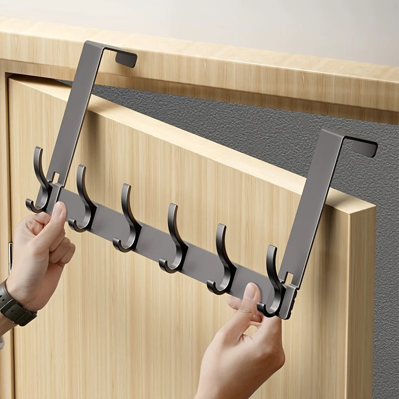 Over Door Hook Rack Wall Coat Hooks Storage Hanger - Image 9