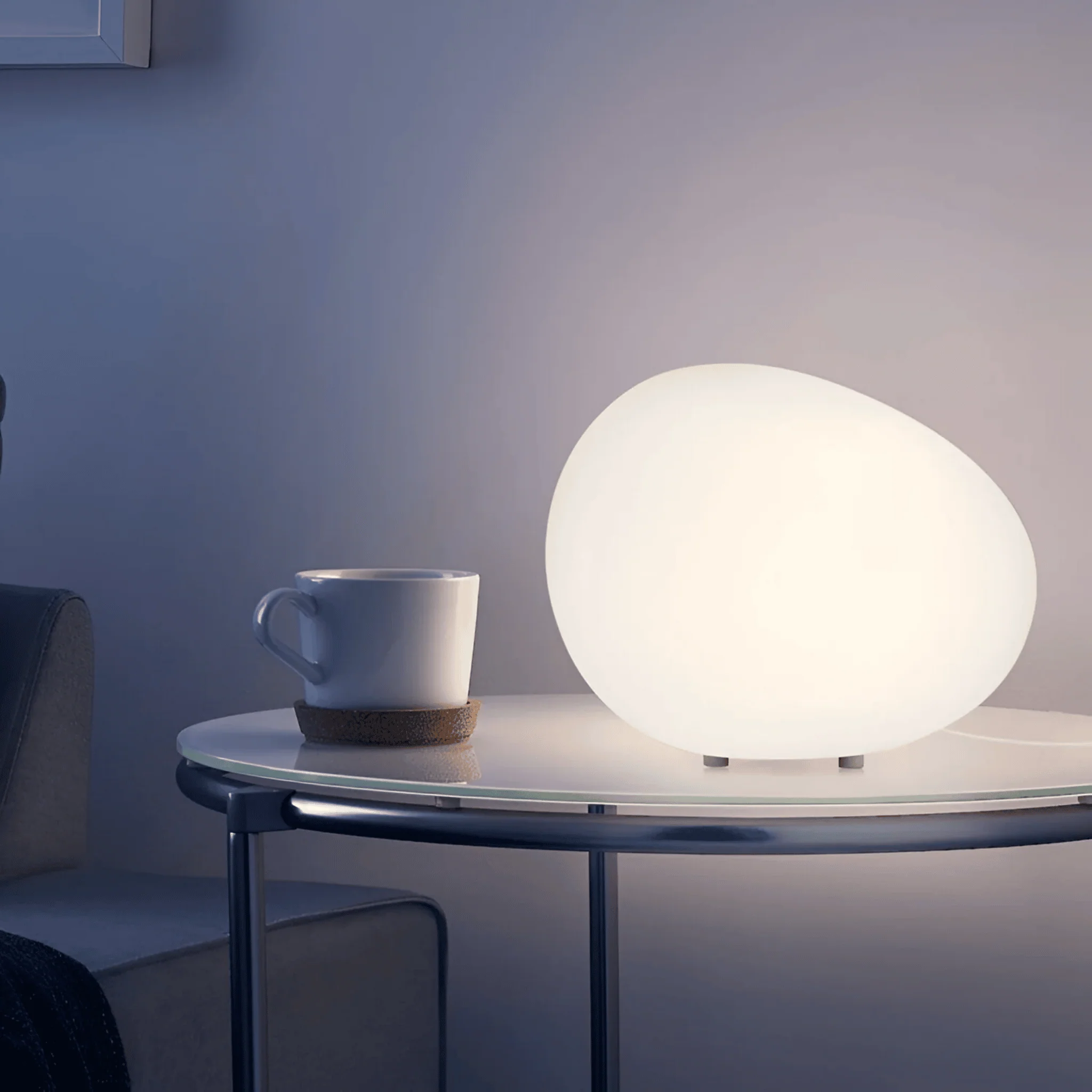 Pebble Shaped LED Night Light with Smooth Diffused Glow - Image 4