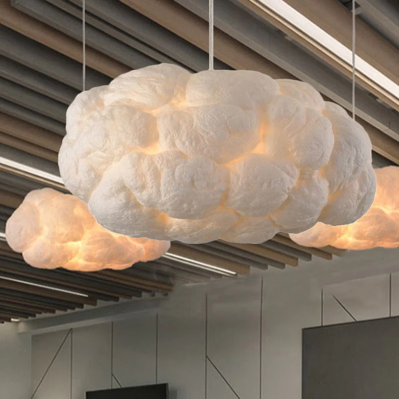 Pendant Light with Cloud Form and Soft Diffused Glow - Image 3