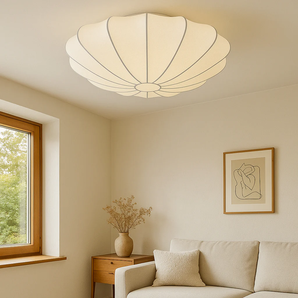 Petal-Inspired Soft Glow Ceiling Light - Image 2