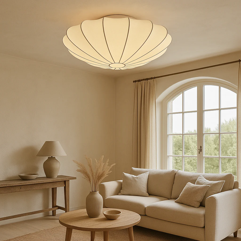 Petal-Inspired Soft Glow Ceiling Light - Image 3