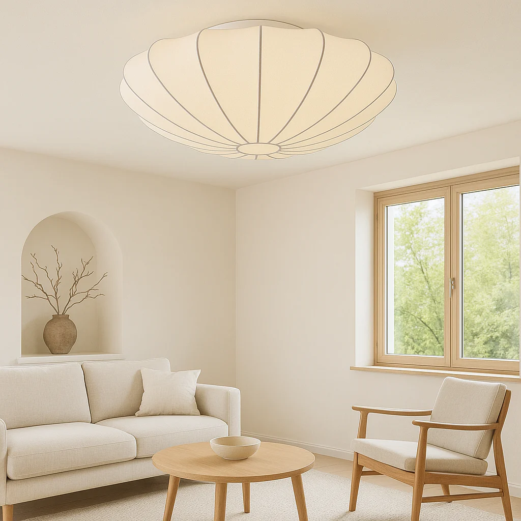 Petal-Inspired Soft Glow Ceiling Light - Image 4